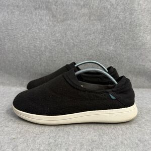 Vessi Shoes Mens Size 8 Sunday Slip On Black & White Loafers Comfort Slippers